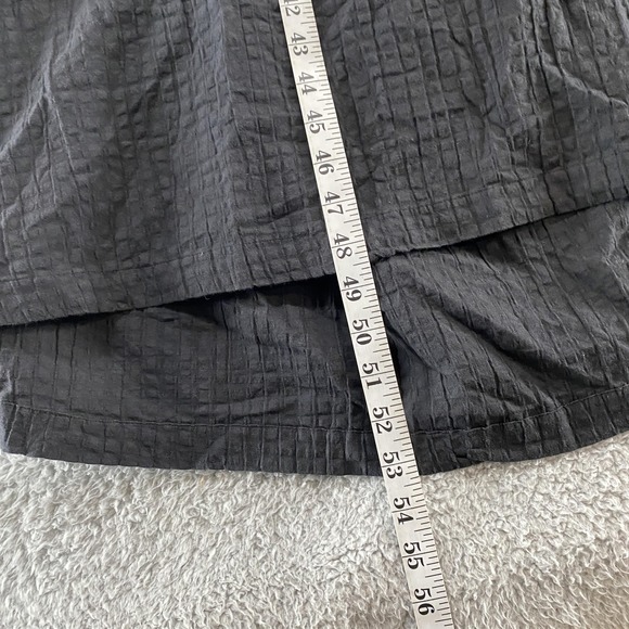 Madewell Midi Sundress Womens M Cutout Open Back Cotton Seersucker Minimalist - Picture 5 of 13